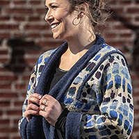 Jacke Pieces Blau (L-XL)