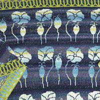 Sommerwiesen-Tuch (dunkelblau)