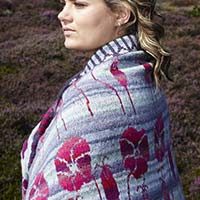 Sommerwiesen-Tuch (hellblau)